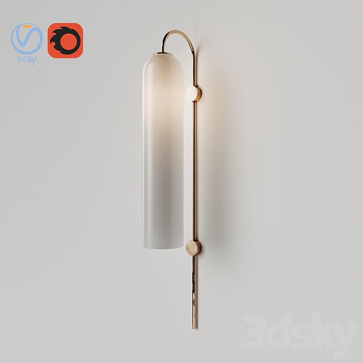 Wall Float Lamp Milky