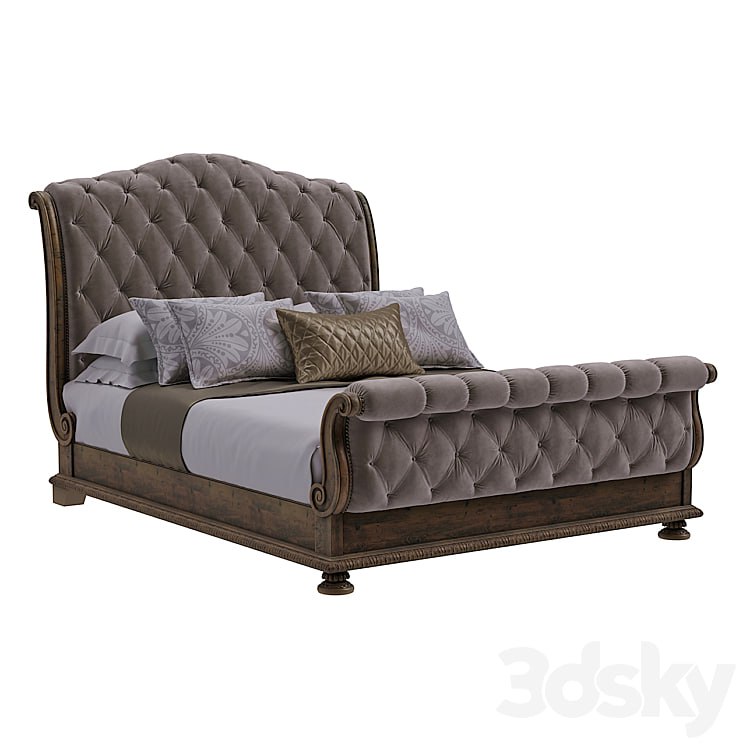 Hooker Furniture Bedroom Rhapsody King Tufted Bed