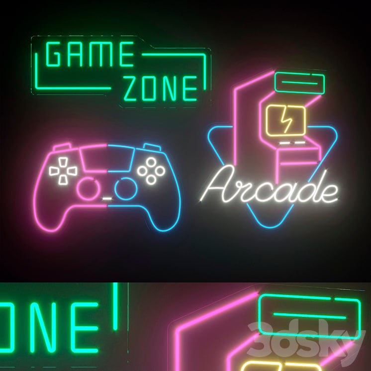 Light modules Set 158 Neon