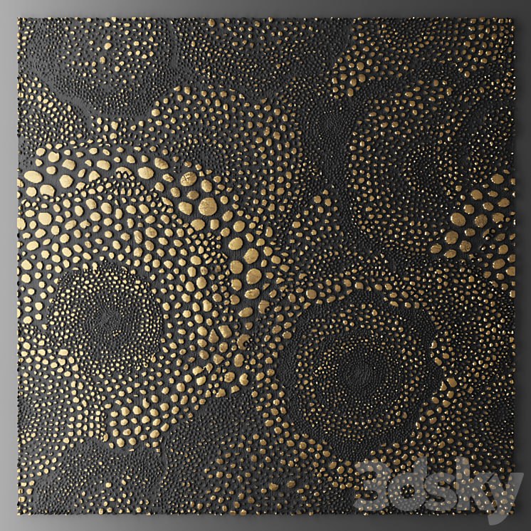 Decor for Wall. Panel. 3D