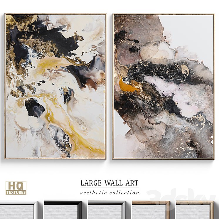 Abstract Neutral Wall Art C-360
