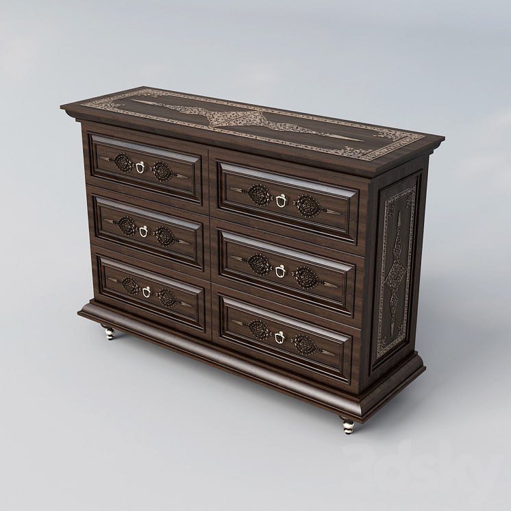 Chest of drawers in east style