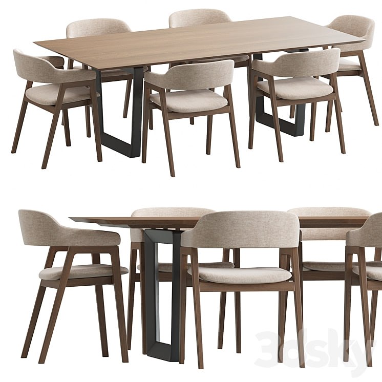 Article Savis chair and Bolero table