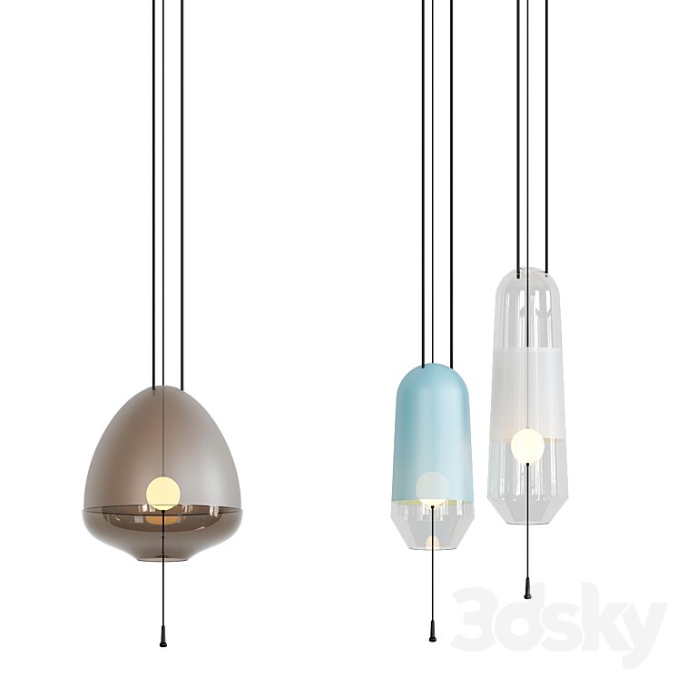 Limpid: Handblown Glass Lights from VANTOT