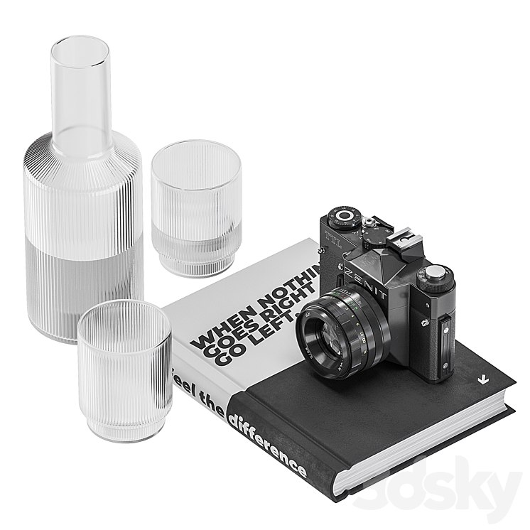 Coffee table decorative set