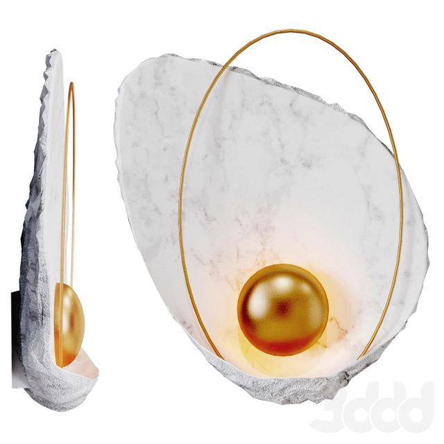 Sconce Ginger & Jagger Pearl Wall Lamp