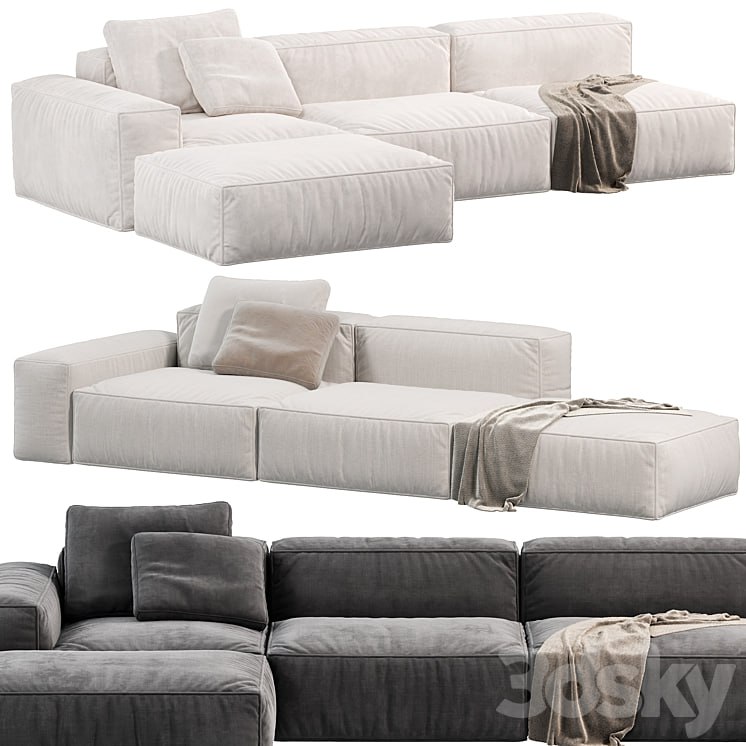 Sofa Ebi Happy Grafit, Loft sofa 6