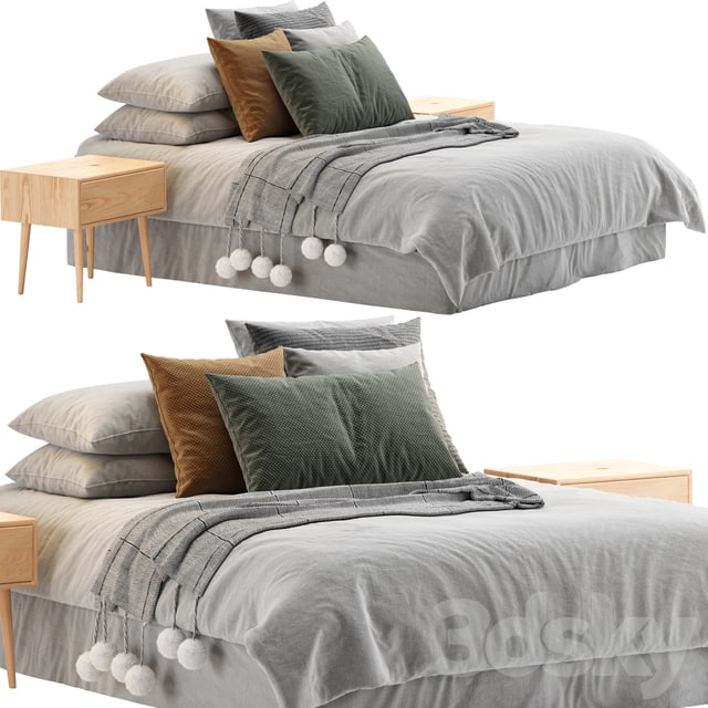Scandinavian bed
