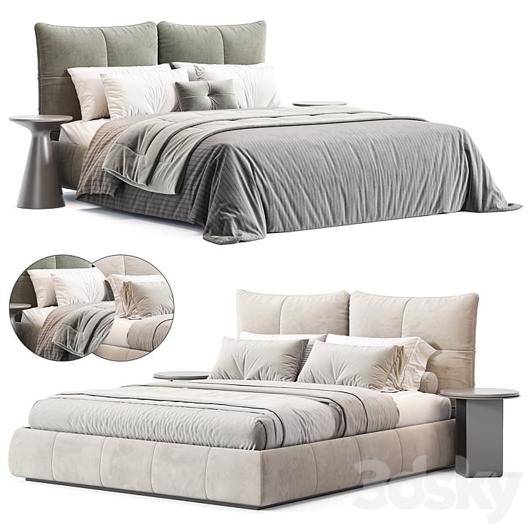 Ellelle Bed by la Falegnami