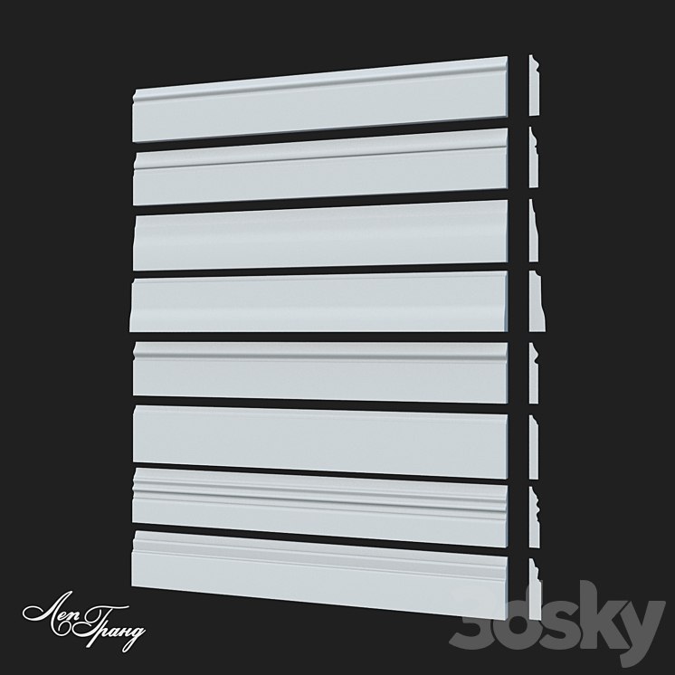 Floor skirting boards LepGrand. Pack 1