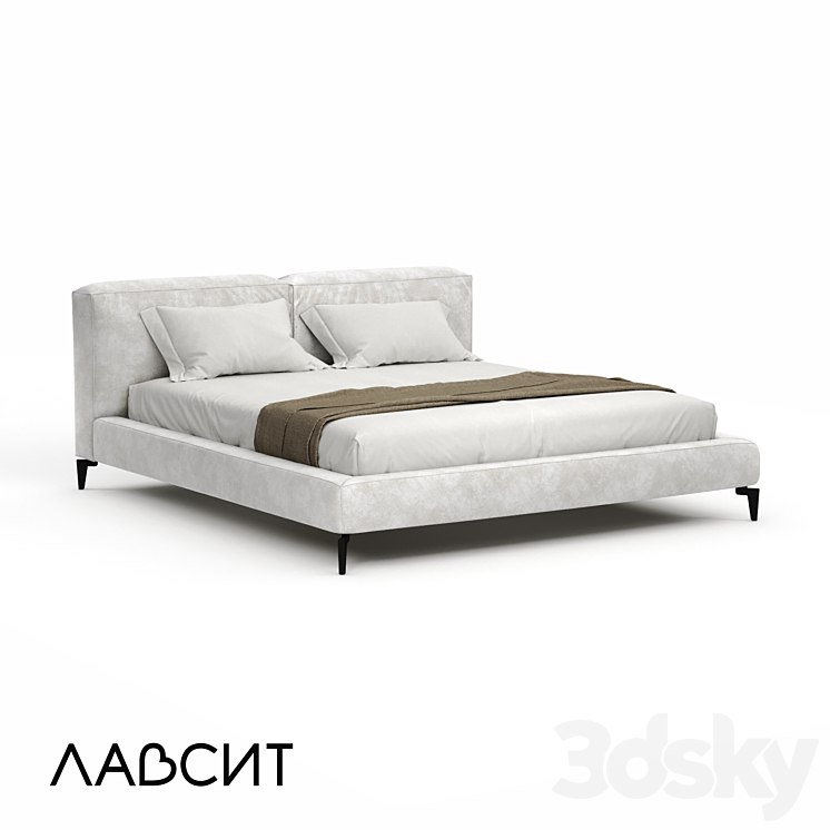 OM Ren bed with legs Lavsit