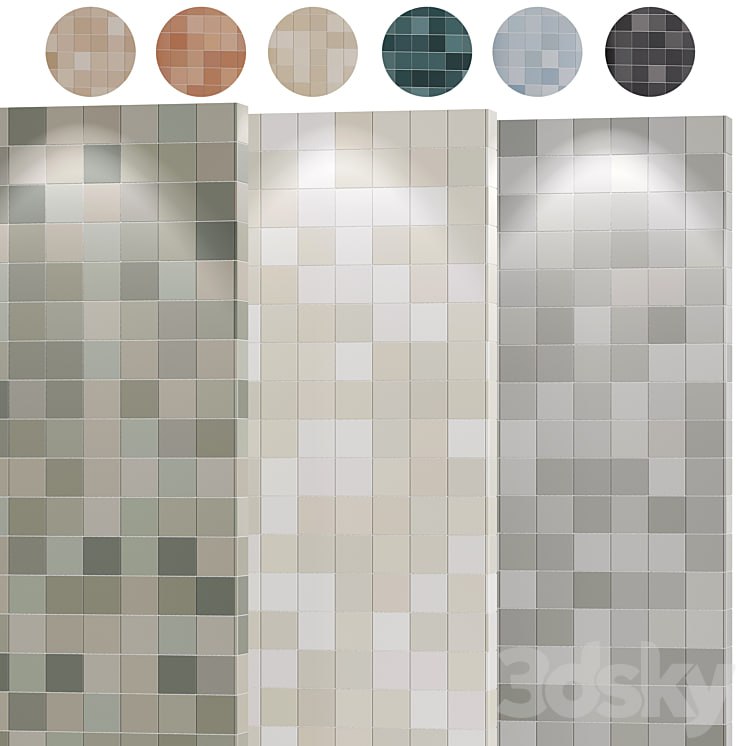 Porcelain tiles Rubik by HARMONY