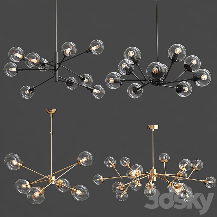 Collection of Glass Chandelier_2