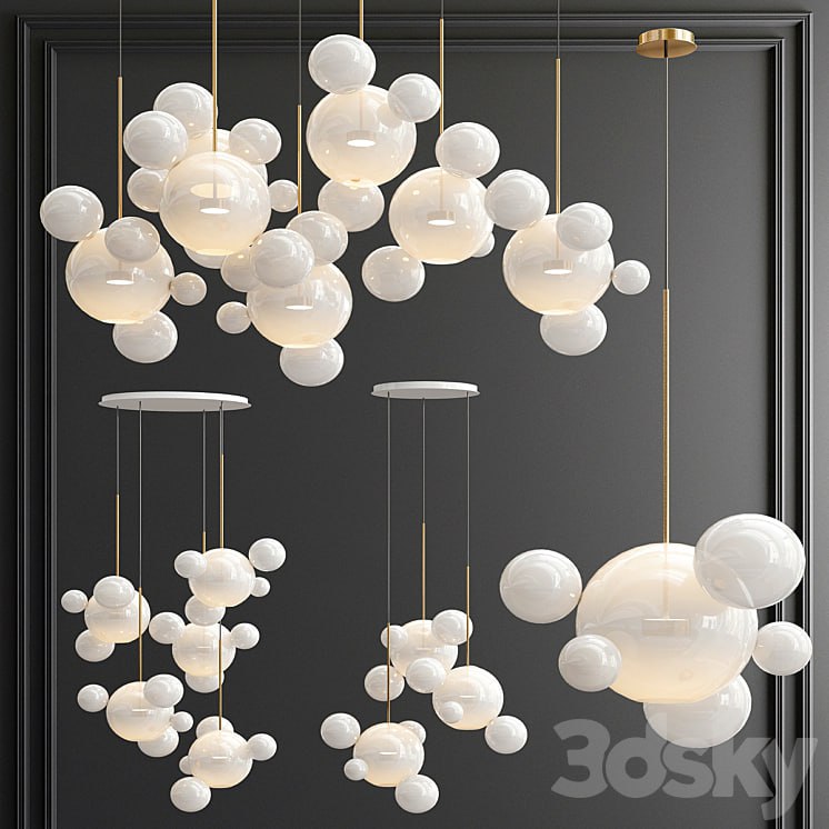 Four Exclusive Chandelier Collection_53 Milk Bubble