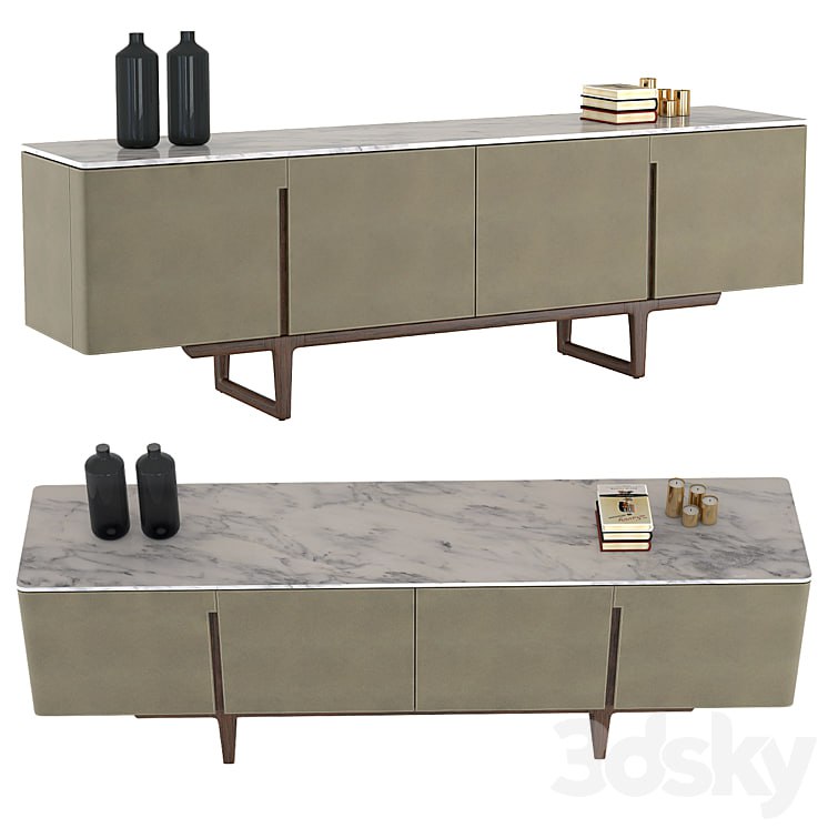 Chest of drawers Poltrona Frau Fidelio