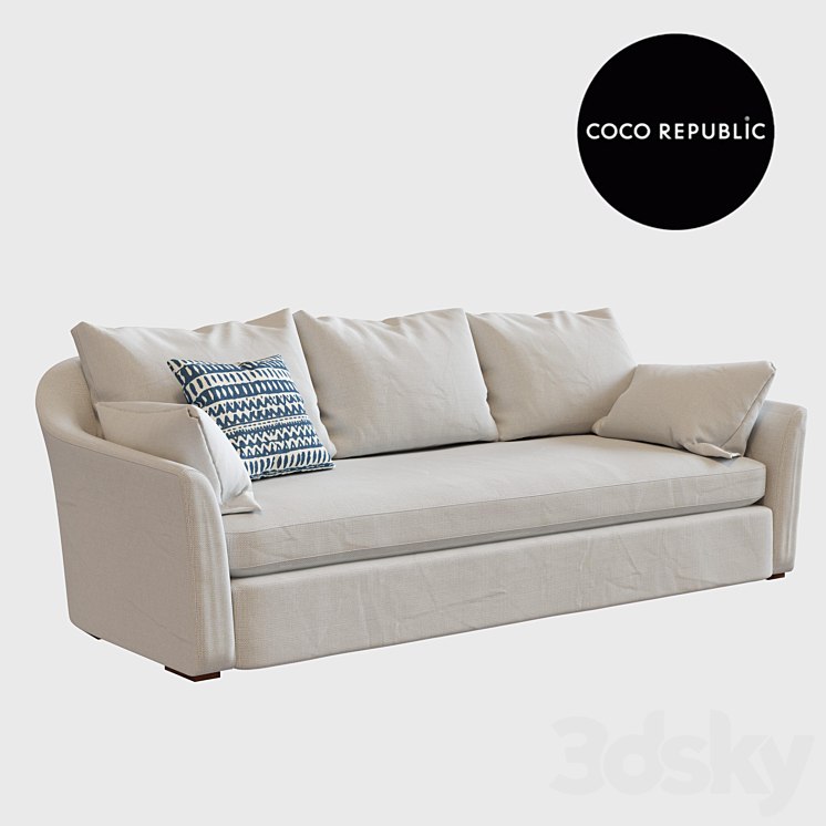 COCO REPUBLIC - DUTCH SPLAYED ARM SOFA