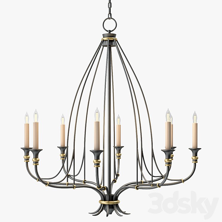 Currey and Company Folgate Chandelier Small