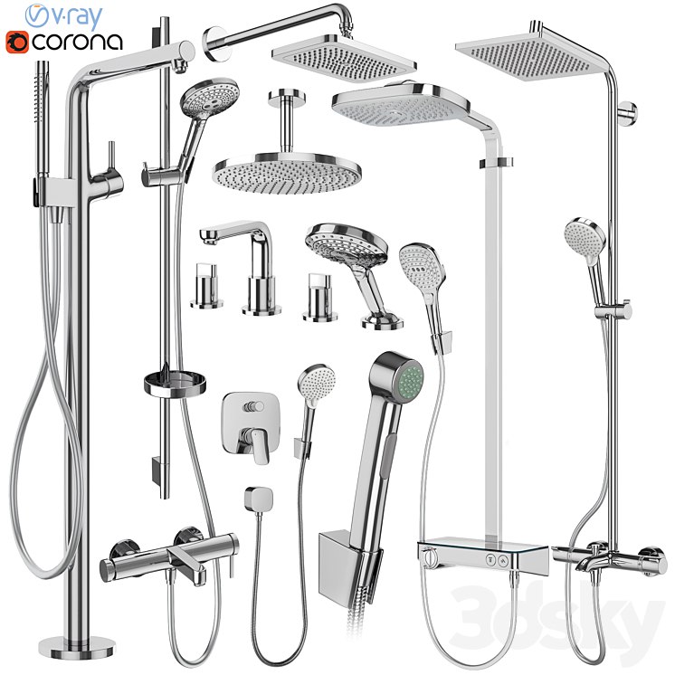 Hansgrohe set 178 mixers and shower systems