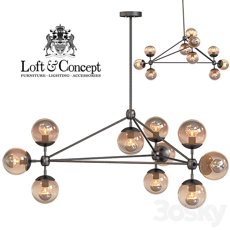 Chandelier Modo Chandelier 10 Globes