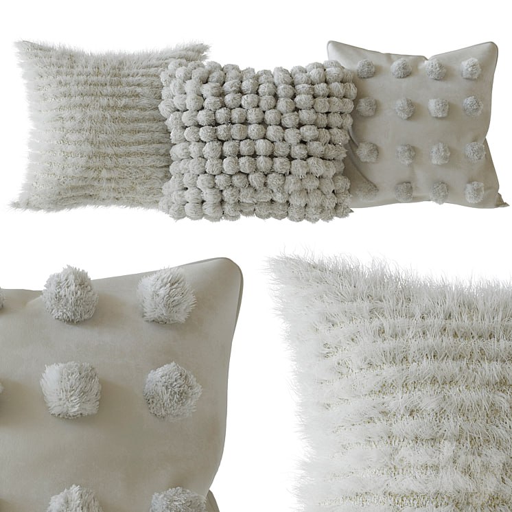 Scandinavian wool pillows