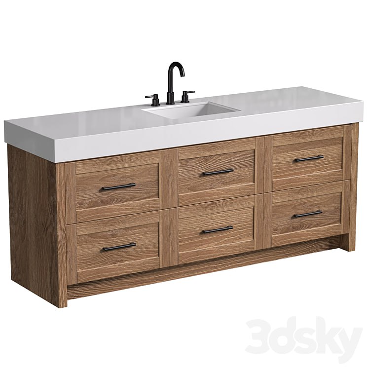 Bathroom Cabinets with washbasins in modern style.Bathroom furniture.Bathroom Sink Cabinets