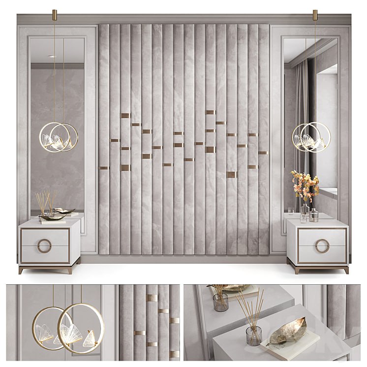 wall composition 02 bedroom