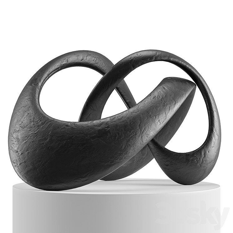 Abstract sculpture Mobius