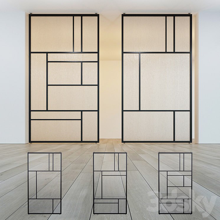 Glass partition door 27