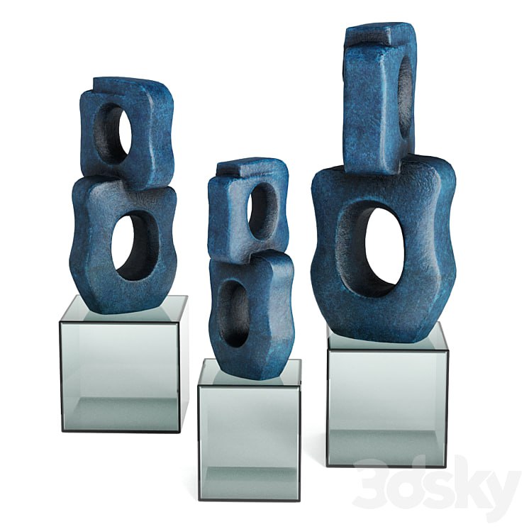 Chain modern statue