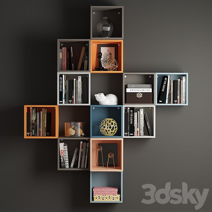 A combination of wall cabinets Eke