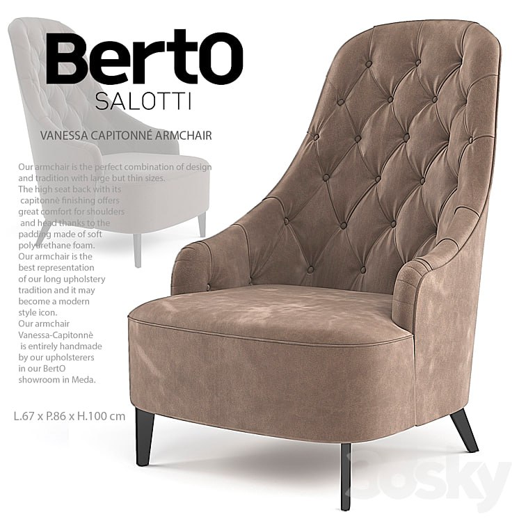 VANESSA CAPITONNÉ ARMCHAIR