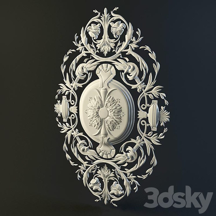 Mouldings from plaster