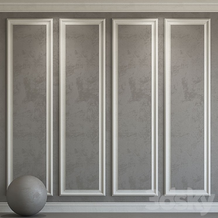 Decorative plaster with molding 201