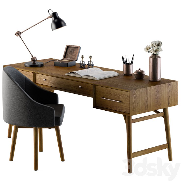 Office Neoclassic Desk for Home