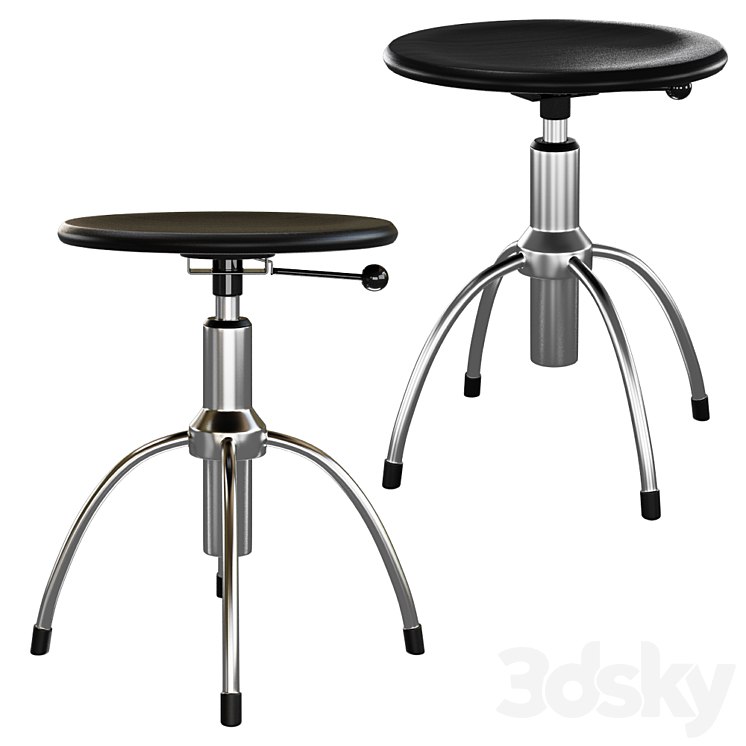 WILDE + SPIETH SE 43 Swivel Stool
