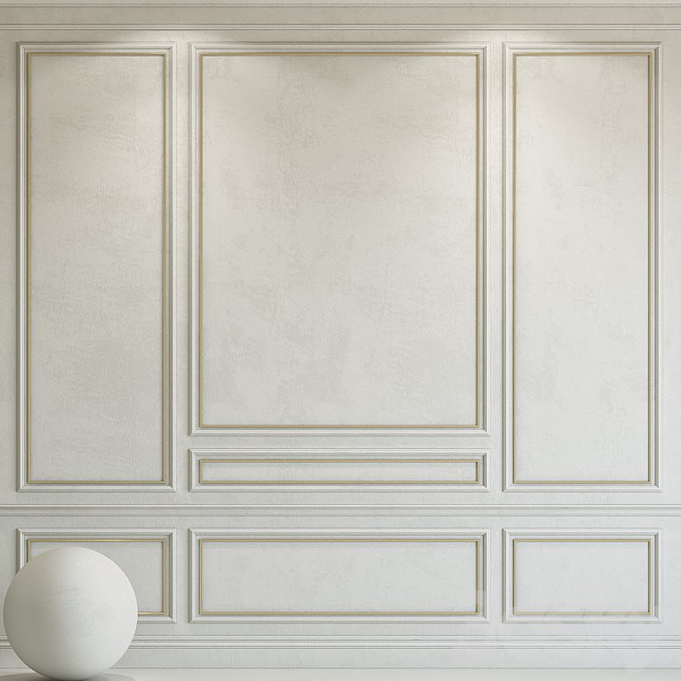 Decorative plaster with molding 96