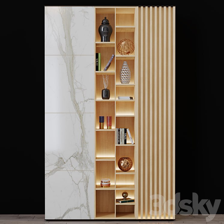 Shelving with decor 3
