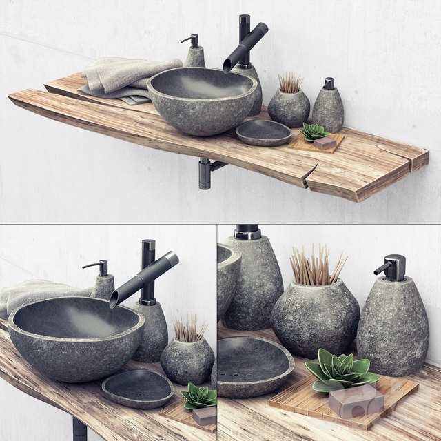 , , , Каменный умывальник