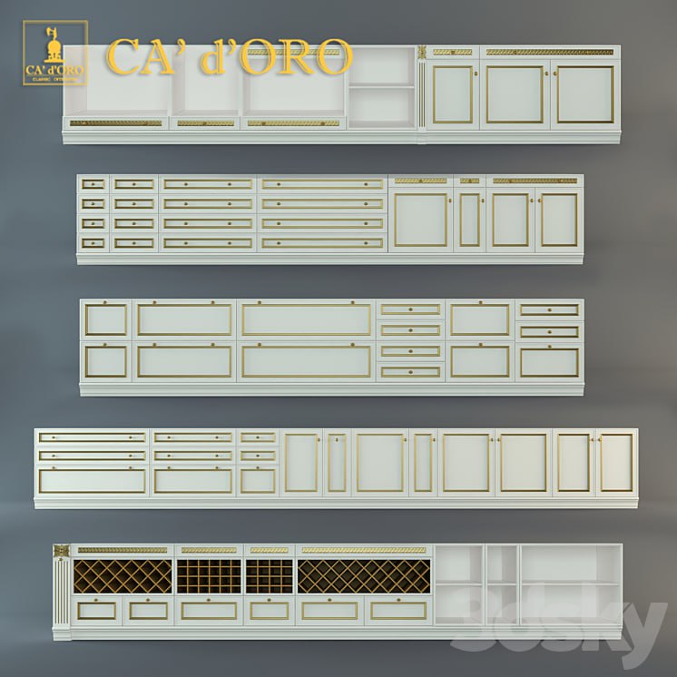 Floor cabinets Fortuna, CA' d'Oro