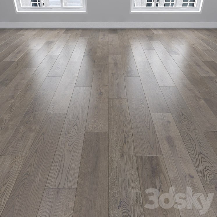 Parquet Oak, 3 types: herringbone, linear, chevron.