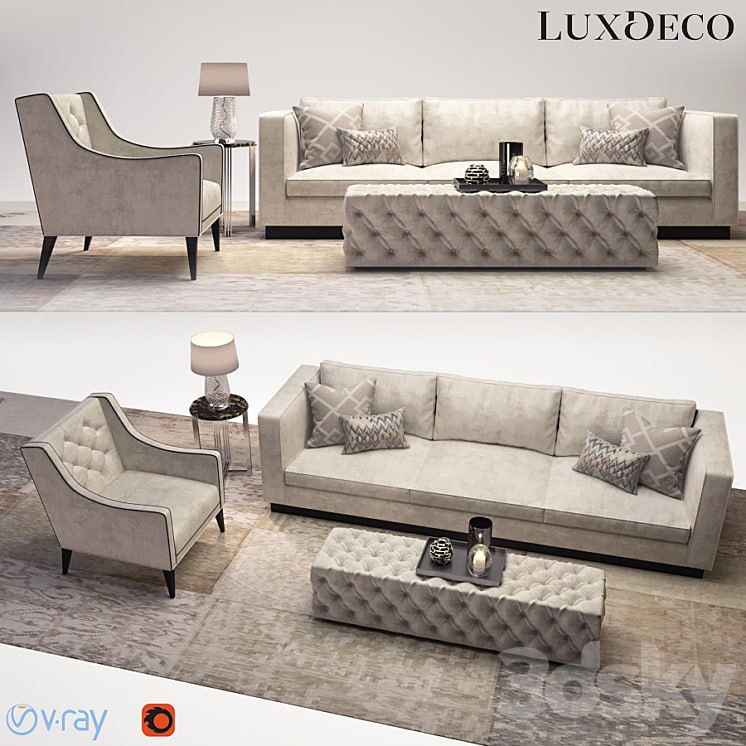 Luxdeco living room furniture set