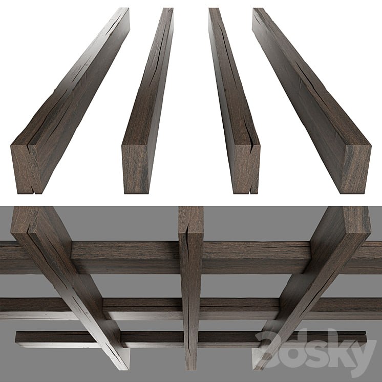 Wooden beams 4
