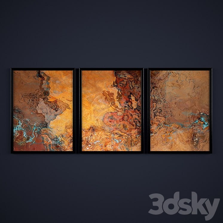 The collection of abstract paintings №6