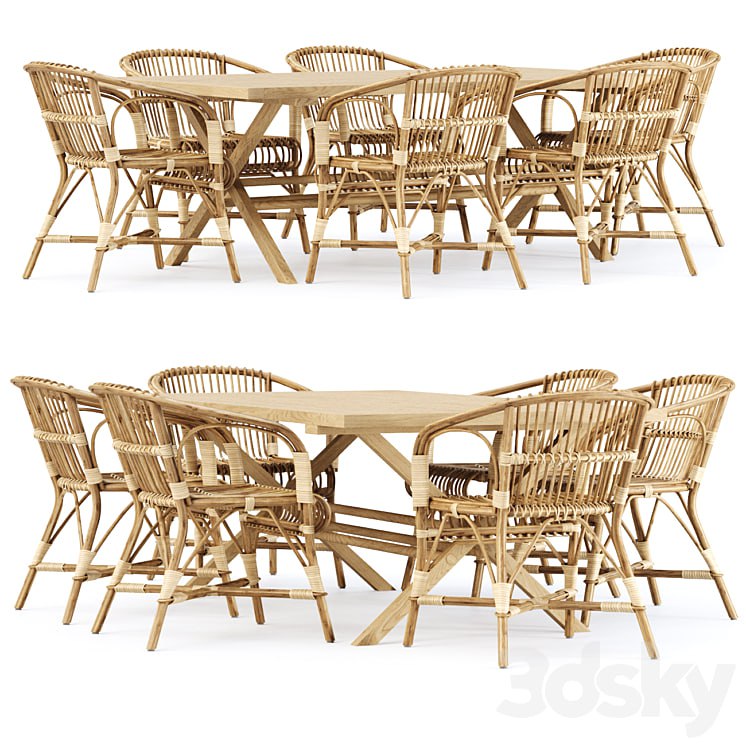 Outdoor garden furniture set_v02 / Garden furniture set