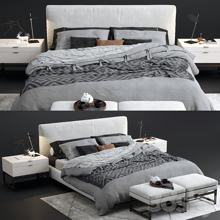 Minotti andersen bed