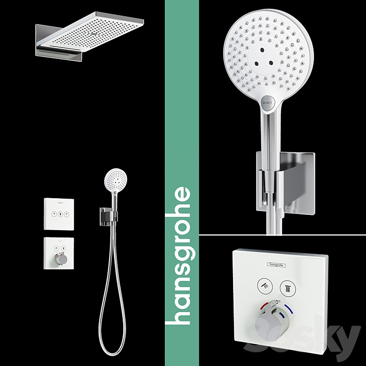 Hansgrohe Shower Rainmaker Select 580 3jet