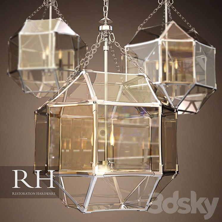 RH PARISIAN OCTAGONAL CHANDELIER (3 size)