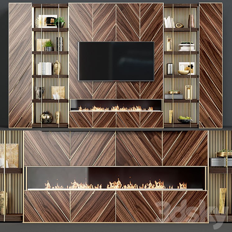 TV wall modern 44