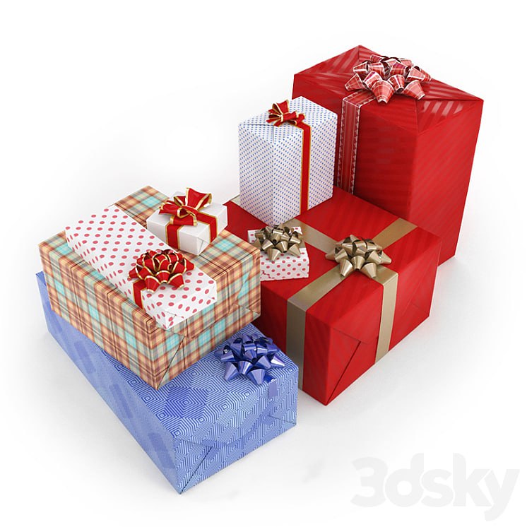 Gifts in boxes
