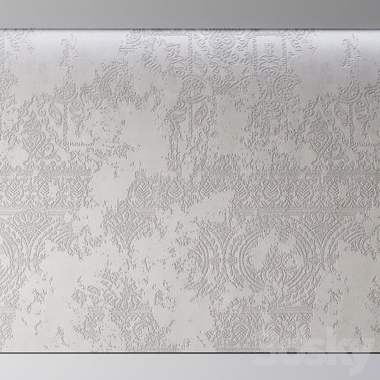 Concrete pattern wall